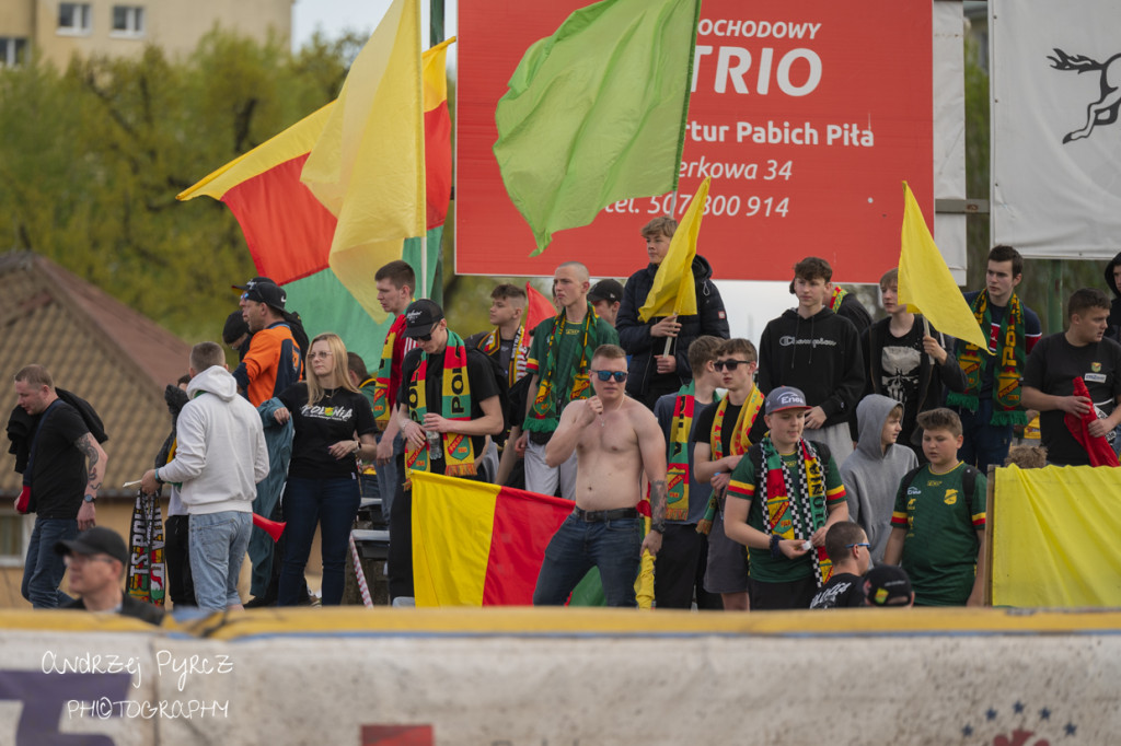 Polonia Piła przegrała u siebie ze Startem Gniezno. Tak to było