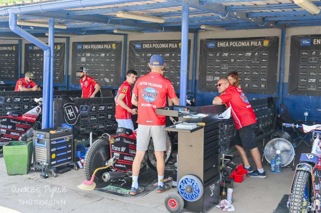 Wyrównany mecz w Pile