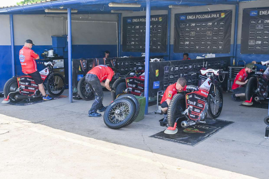 Wyrównany mecz w Pile