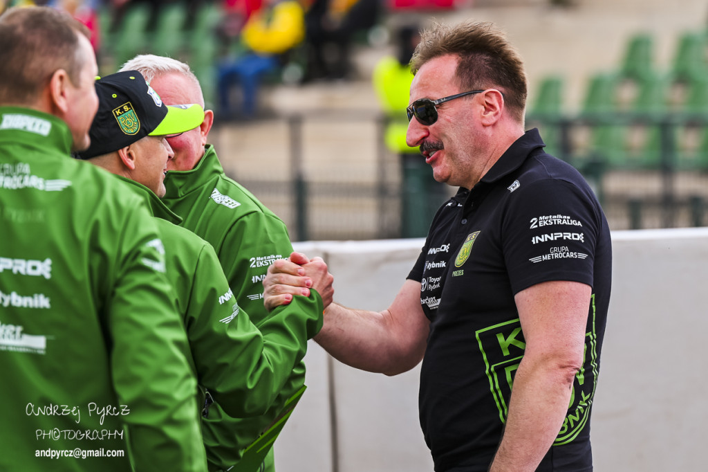 Polonia Piła – ROW Rybnik. Emocje i deszcz w obiektywie