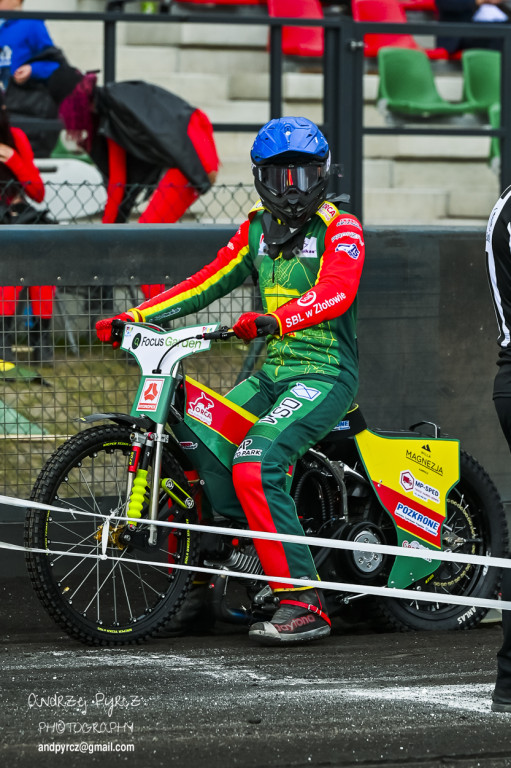 Polonia Piła – ROW Rybnik. Emocje i deszcz w obiektywie