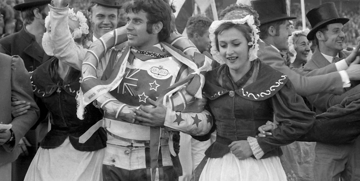 Mauger zajmuje 3. miejsce we Wrocławiu w 1970 r. ZDJĘCIE: Kolekcja Johna Somerville'a