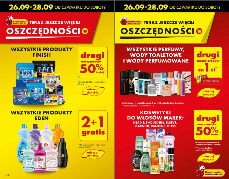 gazetka promocyjna biedronka - oszczędności 